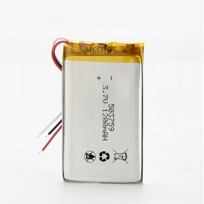 503759 3,7v 1200mah Lithium-Polymer-Batterien-Pack mit hoher Kapazität