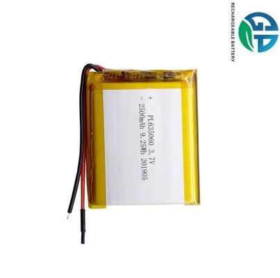 Warm tragbare Lithium-Polymer-Batterie 635060 2500mAh wiederaufladbare Lipo-Batterie 3,7 V