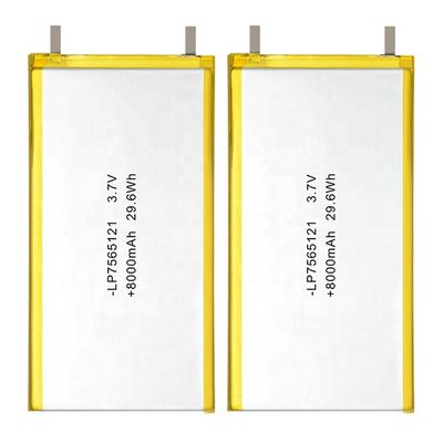 Ion Rechargeable Lipo Lithium Polymer-Batterie-Zelle 3.7V 8000mAh