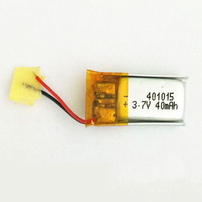 kleine Batterie 401015 25mAh Lipo des Batterielipolymers 3,7 V Batterie