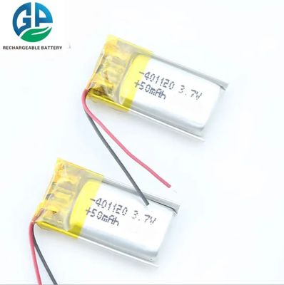 COLUMBIUM kc genehmigte Lithium-Batterie des Polymer-3.7v, Batterie 50mah 401120 Lipo für Kopfhörer