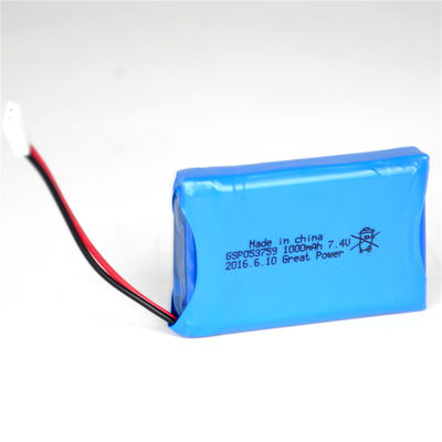 Des Lipo-Batterie-7,4 V 1000mah Batterie-Satz Lithium-Polymer-503759