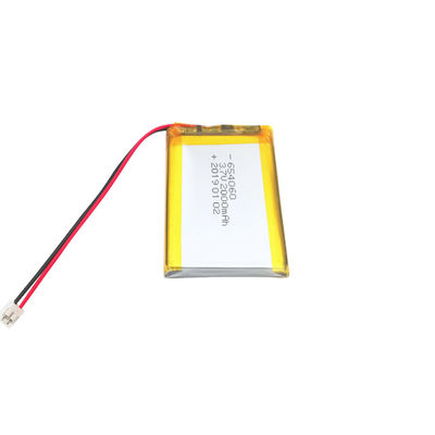 Verfolger-Batterie-Lithium Li Polymers 654060 GPS 3,7 V 2000mah