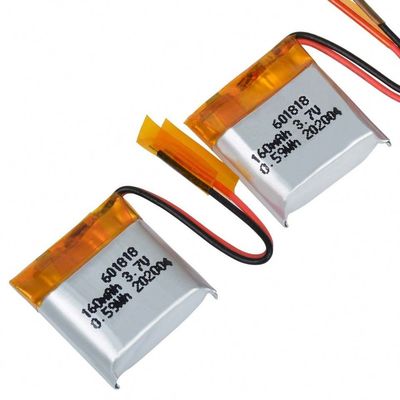 buy Kleine Größe 601818 3,7V 160mAh Lithium-Polymer-Batterie mit 500 Zyklen für digitale Geräte Online-Herstellung