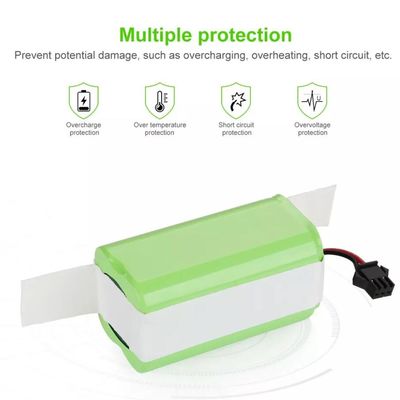 kaufen 14.8V 3000mAh 18650 Lithium-Ionen-Batteriepack mit 800 Zyklen für Fegen und Elektronik Online-Herstellung