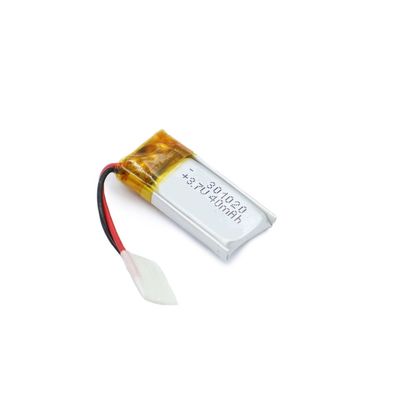kaufen Lithium-Polymer-Batterie-Satz kc IEC62133 3.7V 40mAh 301020 genehmigte online manufacture