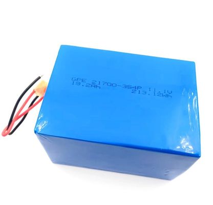 kaufen 12V 19,2Ah 21700 3S4P Lithium-Ionen-Akku mit 500 Zyklen Lebensdauer für E-Bikes und Elektrowerkzeuge Online-Herstellung