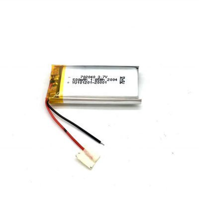 kaufen 3.7V 500mAh KC CE-zertifizierte Lithium-Polymer-Batterie für Überwachungsausrüstung Online-Herstellung