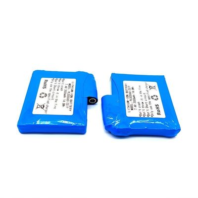 kaufen Hochkapazitäts 7,4V 2000mAh Lithium-Polymer-Batterie mit 500-facher Lebensdauer Online-Herstellung
