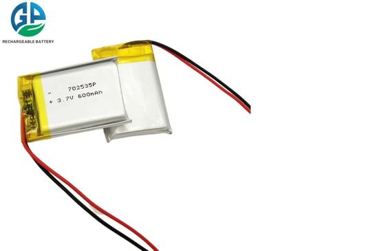 kaufen IEC62133 genehmigte Polymerbatterie des Lithiums 600mah 3,7 Lipo-Batterie 702535 online manufacture