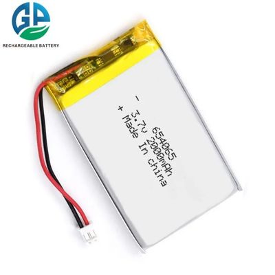 kaufen Lithium Ion Battery Pack Rechargeable 3.7V kc Lipo 654065 2000mAh 7.4Wh online manufacture