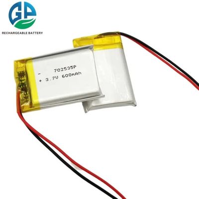 buy 702535 600mAh 3.7V kleine Lithium-Polymer-Batterie wiederaufladbare LiPo-Batterie mit KC-Speicher Online-Herstellung