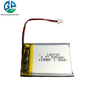 kaufen 140732 3.7V Li Polymer Battery Pack 3.7v 530mah wieder aufladbare kc bescheinigten online manufacture