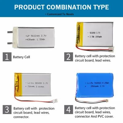 kaufen 2.75 V 430mah Wiederaufladbare Li-Ionen-Polymer-Batterie online manufacture