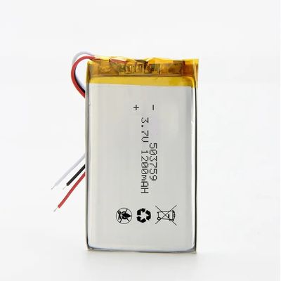kaufen 503759 3,7v 1200mah Lithium-Polymer-Batterien-Pack mit hoher Kapazität online manufacture