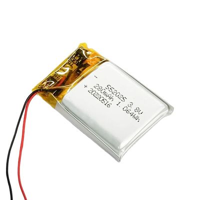 kaufen 552025 Li-Ionen-Batteriepaket 3,8V 280mAh Lipo-Batterien für digitale Uhren online manufacture