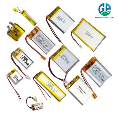 kaufen Hohe Kapazität 3,7V 1250mAh Lithium-Ionen-Polymer-Batterie 102550 500mal wiederaufladbare Batterie-Pack Polymer-Lithium-Batterie online manufacture