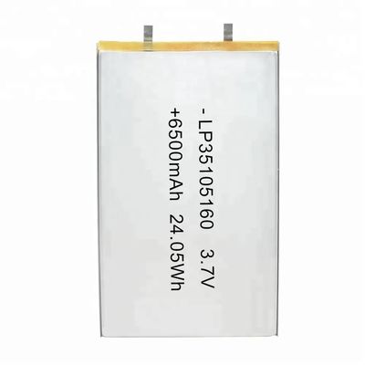 kaufen Wiederaufladbare Lp35105160 Lithium-Polymer-Batteriepackung 6500mah 3.7v online manufacture
