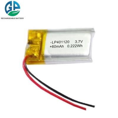 kaufen 60mah 401120 Lithium Polymer Batterie 3,7 V Langlebigkeit online manufacture