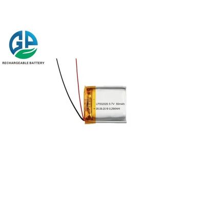kaufen 80mah 3,7 Volt Lithium-Polymer-Batterie 302020 online manufacture