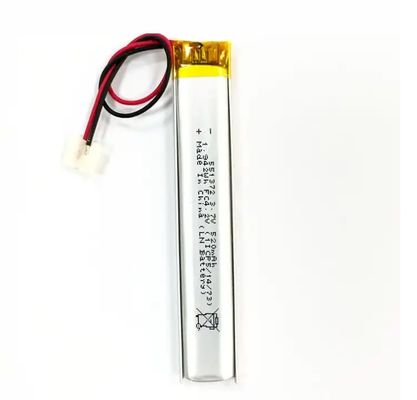 kaufen 3.7v 520mah KC zugelassen Li Polymer Batterie 551372 Batterie 3.7v Hot Sale Für Smart Home online manufacture