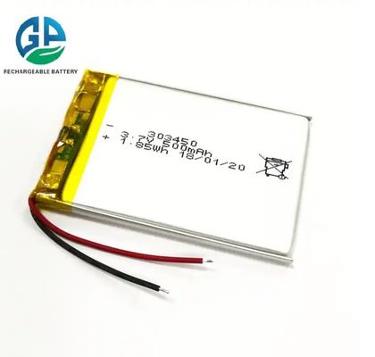 kaufen Li Polymer KC Wiederaufladbar 3.7V 500Mah 520Mah Lithium-Ionen-Batterien 303450 3C digitale elektronische Batterie online manufacture
