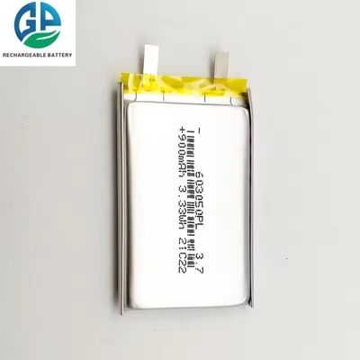 kaufen KC CB IEC62133 LP603050 Wiederaufladbare Batterie 900mAh 3,7 v Polymer Lithiumbatterie online manufacture