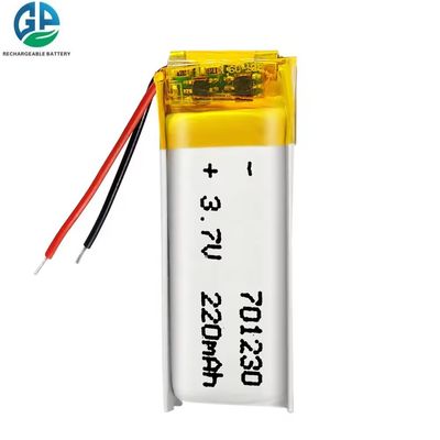 kaufen Li-Polymer-Batterie-Pack 701230 3,7v 220mah OEM wiederaufladbar Hot Sell KC CB IEC62133 genehmigt online manufacture