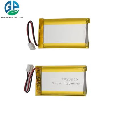 kaufen Gpe 753050 3,7v 1200mah Wiederaufladbare Lithium-Polymer-Batterie KC genehmigt online manufacture