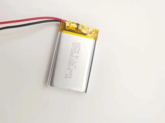 buy KC IEC62133 zugelassene 600mAh 602540 Lithium-Polymer-LiPo-Wiederaufladbare Batterie Online-Herstellung
