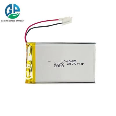 kaufen Hochentladungsrate Batterie 3,7V 3000mah 30C Max60C Wiederaufladbare Lipo-Batterie 104065 3000mah Für Drohne online manufacture
