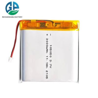 kaufen Hochentladungs-Lithium-Polymer-Batterie 105050 3.7V 3000mAh Flach-Wiederaufladbare 30CMax60C Lipo-Batteriezellen online manufacture