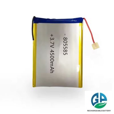kaufen Hohe Kapazität 3.7V 4500mAh Lithium-Ionen-Polymer-Batterie 805585 Li-Poly-Wiederaufladbare Batterie online manufacture
