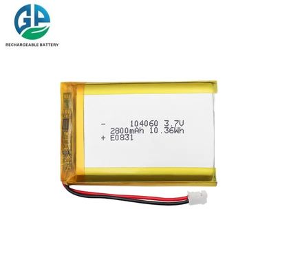 kaufen 104060 2800mAh 3,7V Wiederaufladbare Batterie für Hörgeräte Lithiumpolymer Batterien 3,7v Lipo Batterie FCC CB CE KC online manufacture