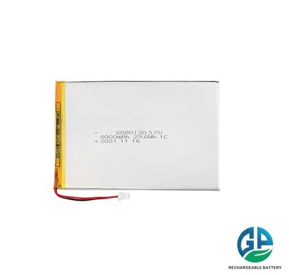 kaufen Lithium-Ionen-Polymer wiederaufladbare Lipo-Batterie 6080130 8000mAh 3.7V wiederaufladbare Li-Polymer-Batterie online manufacture