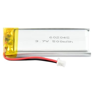 kaufen 3.7V 500mAh 602045 Lithium Polymer Lipo Batterie Wiederaufladbare Li-Ionen für Schönheitsgeräte online manufacture