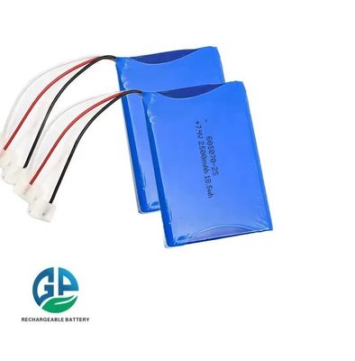 kaufen KC UL 605070 7.4V 2500mah Li-Polymer Lipo Li-Ionen Batteriepack Smart Medical Devices Tasche Größe 7.4V 2500mah Zylindrische Batteriezelle online manufacture