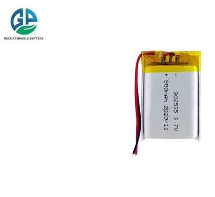 kaufen Lithium-Polymer-Batterie-Pack Hochwertige wiederaufladbare Batterie 882535 Batterie 902535 Lipo 3.7v 800mah Lithium-Polymer-Lipo-Batterie online manufacture