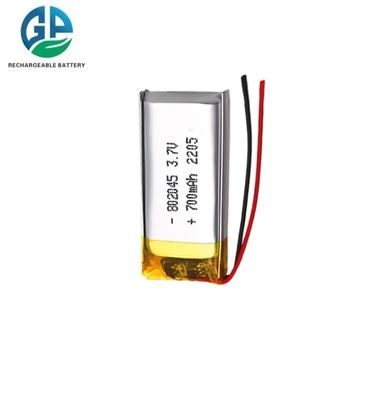 kaufen 700mah 10c hohe Entladung 802045 Lithium-Polymer-Batterie 3,7V 700mAh online manufacture