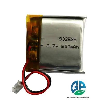 buy KC CB IEC62133 zugelassene 500mAh 902525 Lithium-Polymer-Akku wiederaufladbarer LiPo-Akku für Beauty-Geräte Online-Herstellung