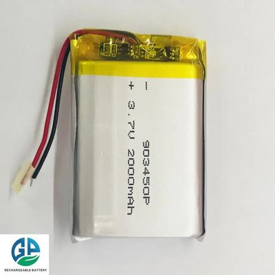 kaufen Hochstrom-Entladerate Batterie 30C Max60C Wiederaufladbar 903450 3,7V 2000mAh Lipo Batterie 3,7V Li-Polymer Batterie online manufacture