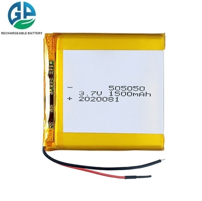 kaufen Hochwertige 3.7v 1500mah Lithium-Polymer-Batterie 505050 1500mah Hochentladungsrate Batterie 30C Max60C wiederaufladbar online manufacture