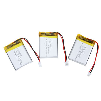 kaufen Lithium-Polymer-Batterie IEC62133 UN38.3 verpacken 603040 3,7 Volt 650mAh online manufacture