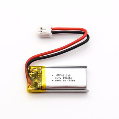kaufen IEC62133-zugelassenes 3,7V 100mAh Lipo-Lithium-Polymer-Akkupack für Unterhaltungselektronik online manufacture