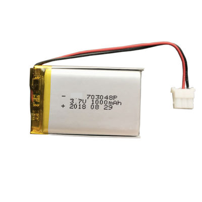 kaufen 703048 Modell 3,7V 1000mAh Lithium-Polymer-Akku Wiederaufladbarer LiPo-Akku online manufacture