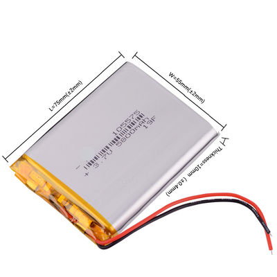 kaufen 105575 Lithium-Sammlerzellen 3.7v Li Polymer Battery 5800mah für Energie-Bank online manufacture