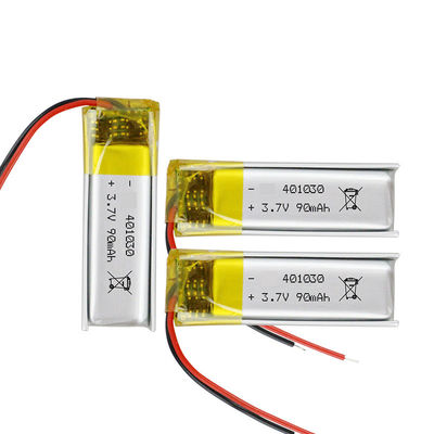 kaufen Polymer-Batterie 3.7V 80mAh des Lithium-401030 für Bluetooth-Kopfhörer online manufacture