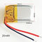 400935 3,7 V 80 mAh Kleine Li-Polymer-Batterie IEC62133 CB KC-geprüft