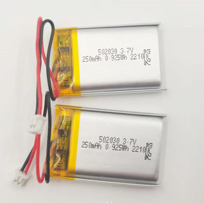 3,7 V 250 mAh 502030 Wiederaufladbarer Li-Polymer-Akku KC-geprüft