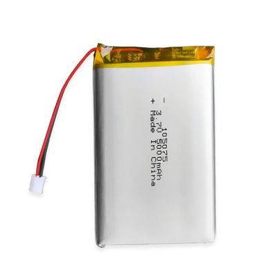 Kapazität LP105075 3.7V 5V 5000mAh Li Polymer Rechargeable Battery High